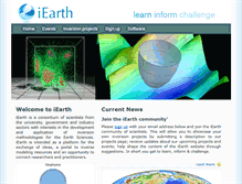 Tablet Screenshot of iearth.org.au